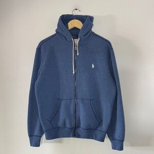 Polo Ralph Lauren Full Zip Sweater / Hoodie / Medium / Blue